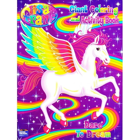 lisa frank giant coloring  activity book  dare to dream