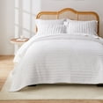 thumbnail image 5 of Greenland Home Ruffled 100% Cotton Quilt Set, White Basic Coordinate, 3-Piece Full/Queen, 5 of 8