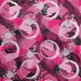 thumbnail image 1 of oneOone Cotton Silk Fuschia Pink Fabric Abstract Craft Projects Decor Fabric Printed By The Yard 42 Inch Wide, 1 of 5