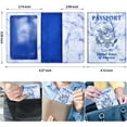 thumbnail image 3 of Passport Holder Cover Wallet Case RFID Blocking Leather Card Slot Travel Accessories Documents Organizer Protector for Women Men, 3 of 6
