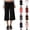 31# Black, variant on Women's Casual Wide Leg Cropped Pants Low Rise Fold Over Stretch Gaucho Pants for Summer Beach Holiday Streetwear Dark Gray L
