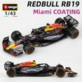 thumbnail image 2 of 1:43 RedBull 2023 F1 Miami Grand Prix RB19 Racing Alloy Car Model #1 Max Verstappen Formula Die Cast Vehicles Toys RB19 No.11 Regular, 2 of 6