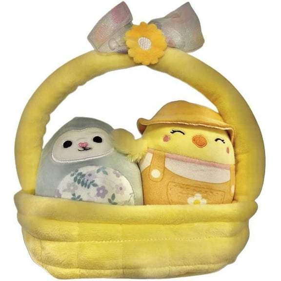 Squishmallows Easter Basket Relinda & Aimee Plush