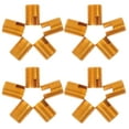thumbnail image 1 of ETHZZLE 20Pcs Threaded Inserts for Wood Furniture Golden Durable Embedment Nuts with Long Lifespan, 1 of 6