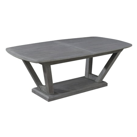 Dining Table Timber Emerald Home Carrera Slate Gray 84