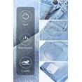 thumbnail image 5 of GINGTTO Men's Ripped Baggy Fit Below Knee Denim Shorts, 5 of 10