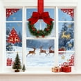 thumbnail image 4 of Yucurem 5.1 Inch Mini Christmas Cabinet Wreath, 12PCS Small Christmas Kitchen Wreaths with Bow Ribbon for Xmas Window Door Chair Fireplace Table Centerpiece Indoor Outdoor Decor, 4 of 7