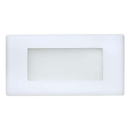 NICOR Lighting 10-Inch Glass Recessed Step Lighting Faceplate Cover for ...