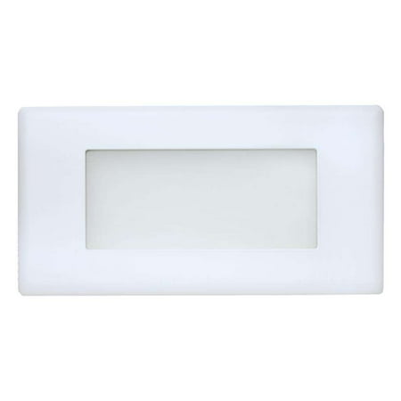 NICOR Lighting 10-Inch Glass Recessed Step Lighting Faceplate Cover for ...