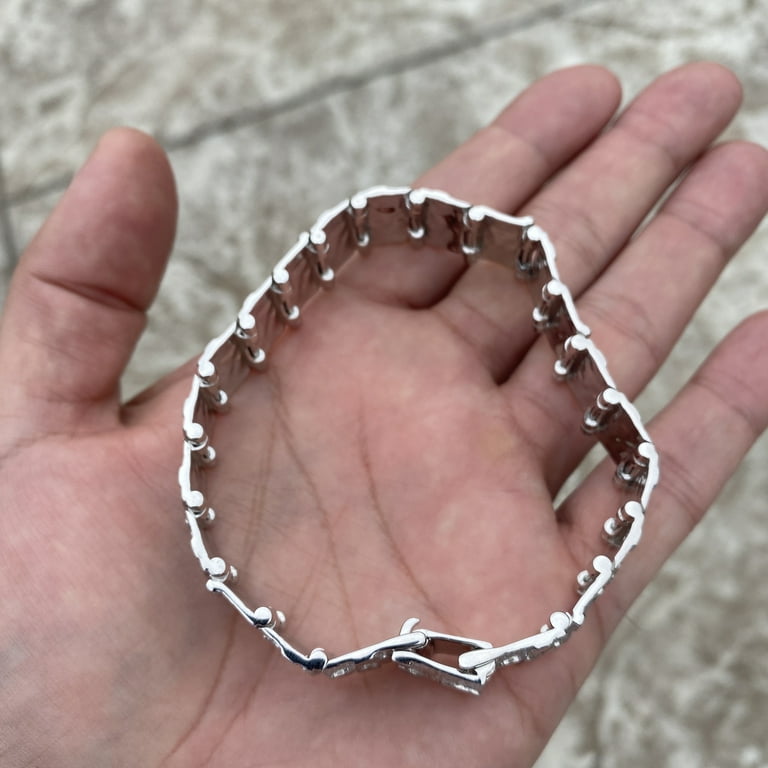 Walmart mens silver clearance bracelets