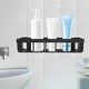 thumbnail image 2 of Bathroom Wall Hanging Organizer Hollow Wall Mounted Storage Rack Drainage Organizer, 2 of 4