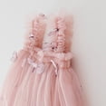 thumbnail image 5 of Hotiary Toddler Baby Girls Butterfly Tutu Dress Summer Sleeveless Princess Birthday Party Dresses Kids Knit Straps Ruffle Tulle Sundress for 1-9Y Pink, 5 of 8