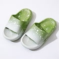 thumbnail image 5 of TOWED22 Kids Cloud Slides Boys Girls Shower Slippers Slip on Slide Sandals Non-slip Summer Beach Pool Shoes(Green,7.5), 5 of 5
