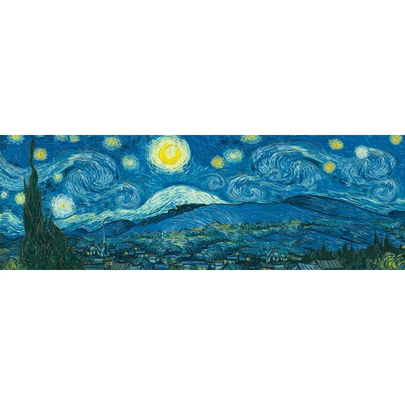 Starry Night Panorama (Expanding Upon the Works by Van Gogh) 1000-Piece Puzzle