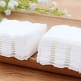 thumbnail image 4 of Becaristey 50 Pieces Makeup Pads Soft Cotton Double Sided Facial Cosmetics Remover Mat Salon Drawstring Holder Make Up Tools 6 * 5cm 1Set, 4 of 5