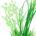 thumbnail image 7 of Unique Bargains 10pcs Fish Tank Aquarium Decorations Plants White Green 5.12" Plastic Plants for Aquarium Decor, 7 of 7