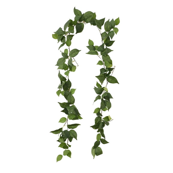 LAMIRO Fake Ivy Vines,5.9Ft Bendable Silk Garland Greenery Artificial Vines Decor for Bedroom Faux Hanging Vine Decor,Home Wall Party Room Wedding Decor (A)