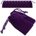 thumbnail image 1 of CHUANK 50 Pcs Gift Bags for Wedding  Small Jewelry Storage Drawstring Pouches Flocking, 1 of 6