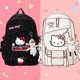 thumbnail image 3 of Mochila de gran capacidad Y2k de Hello Kitty, bolso escolar Kawaii Sanrio para estudiantes, bolso de mano de dibujos animados para niños y niñas, regalos colgantes, 3 of 3