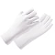 thumbnail image 3 of Guantes para manicura en gel, sin dedos, ligeros, resistentes y prácticos, con protección ligera. Blanco, 3 of 8