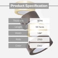 thumbnail image 6 of SSBM 1.88" x 55 Yards (165 Feet) Clear Hot Melt Packing Tape, Strong Adhesive, 1.6 Mil Thick, Pack of 2700 Rolls, 6 of 7