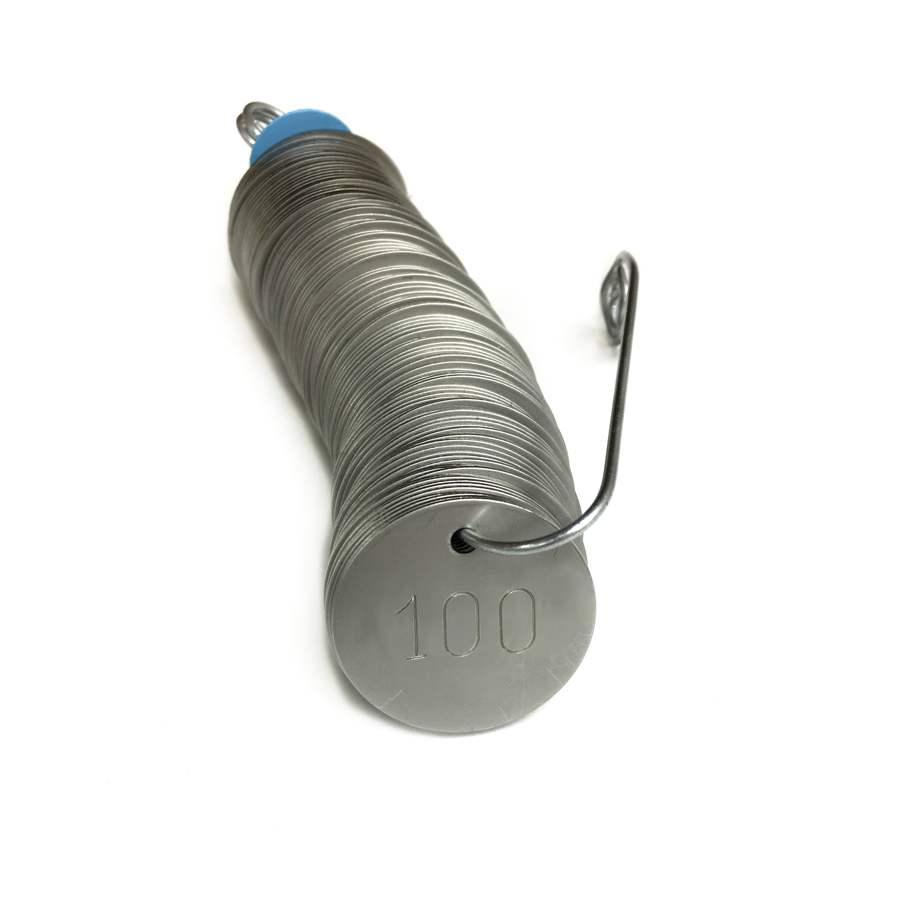 1.25" Round Stainless Steel Tags Numbered 001 - 1,000 (Pack of 1,000 Tags)