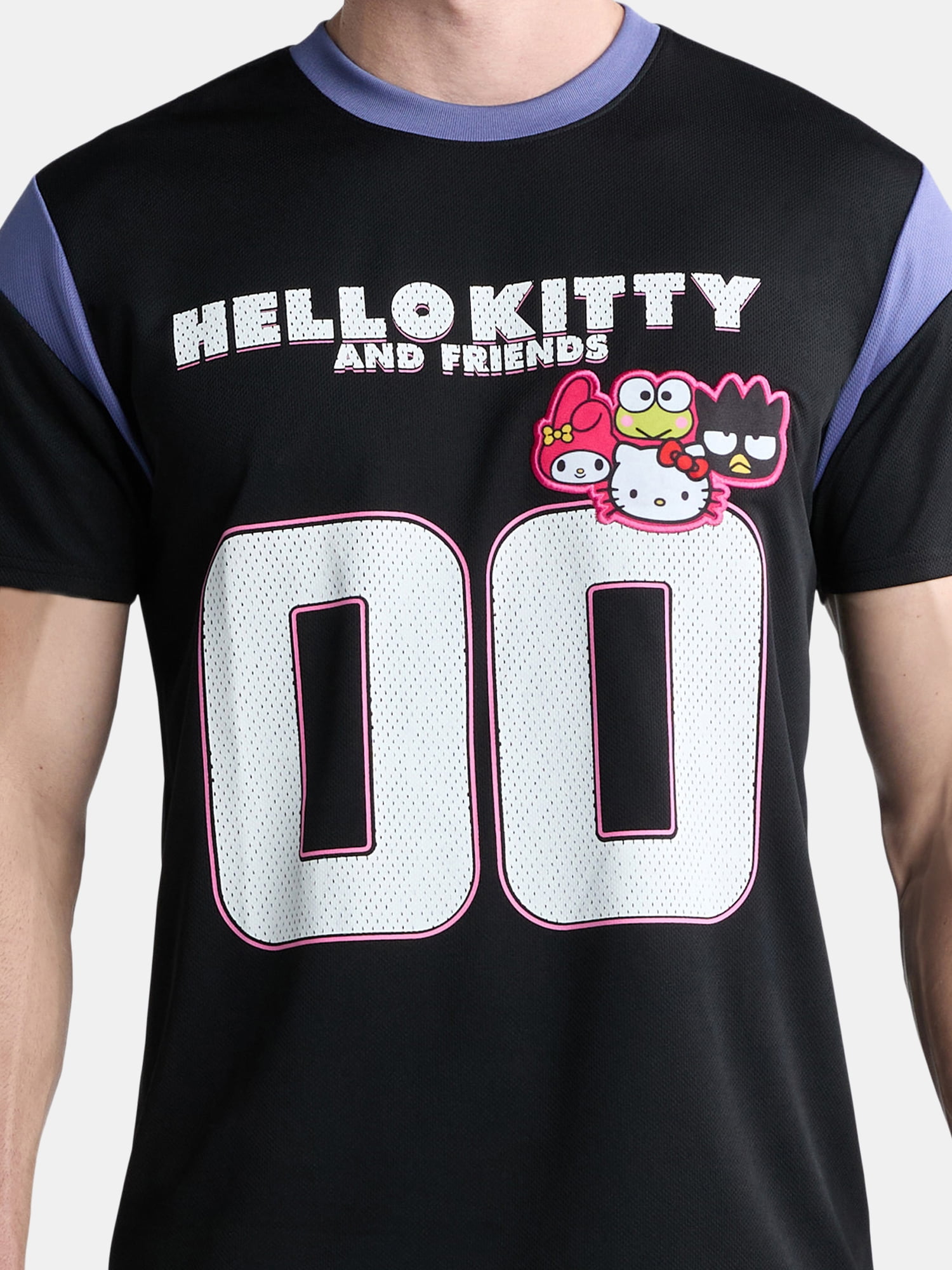 Hello Kitty & Friends Men's and Big Men's Graphic Jersey, Sizes S-3XL