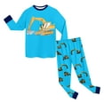 thumbnail image 5 of Hessimy Toddler Boys Girls Spring Summer 2Pcs Long Sleeve Sweatshirt Tops Pants Warm Casual Sweatsuit, Warm Casual Sweat(Sky Blue,6-7 Years), 5 of 7