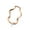 Rose Gold, variant on Wavy Stainless Steel Rings for Women, Fresh and Sweet Korean Style, Electroplated Metal Ring