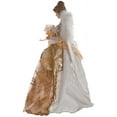 thumbnail image 2 of Kurt Adler 17-Inch Ivory and Gold Angel Treetop, 2 of 5