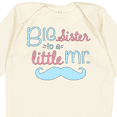 thumbnail image 4 of Inktastic Big Sister to a Little Mr Girls Long Sleeve Baby Bodysuit, 4 of 5