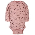 thumbnail image 2 of Gerber Baby Girls' Long Sleeve Onesies Bodysuits, 6-Pack, 2 of 8