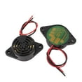 thumbnail image 1 of Unique Bargains 2 Pcs DC 3-24V 12V 2-Wired Continuous Active Electronic Buzzer Alarm Black, 1 of 2