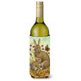 thumbnail image 1 of ""Caroline'S Treasures Botella De Vino Conejo Y Bebé Koozie Hugger 750 Ml Multicolor"", 1 of 1