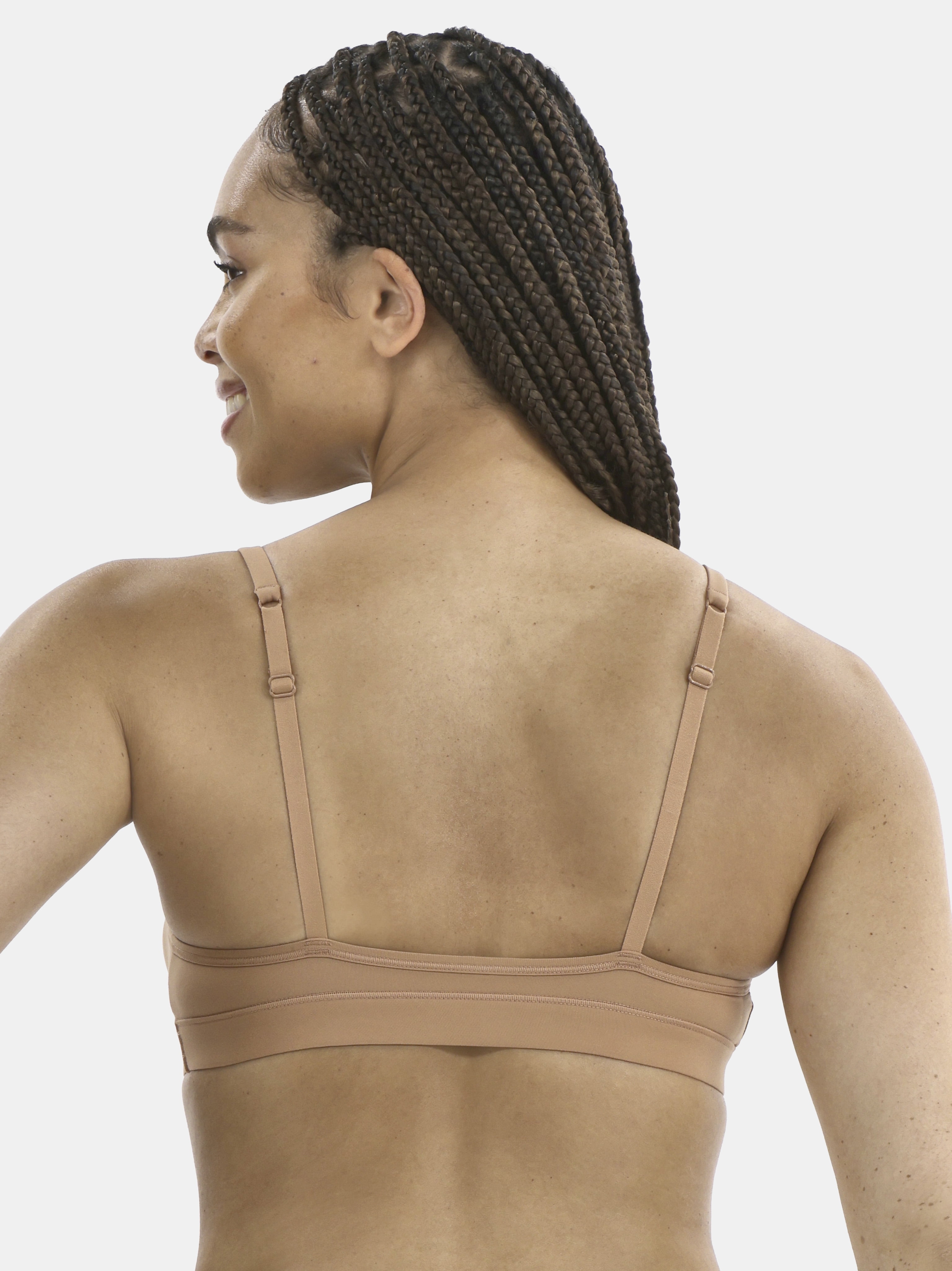 No Boundaries Women's Fit Stretch Triangle Bralette, Sizes XS-3XL
