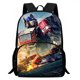 thumbnail image 3 of Mochilas para niños con diseño de robot de coche, regalo de cumpleaños para estudiantes, mochilas escolares para niños, mochilas duraderas para acampar, mochilas T-Transformers, 3 of 4