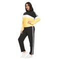 thumbnail image 2 of MintLimit Women's 2 Piece Outfits - Stripe Patchwork Sweatsuits Long Short Sleeve Pullover Sweatshirt Skinny Pants Tracksuit Set, 2 of 4