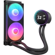 KRAKEN ELITE RGB 240 BLACK WITH AIO LIQUID COOLER WITH IPS LCD & STATIC PRESSURE FANS Intel Socket LGA 1851, 1700 & 1200/115X AMD Socket AM5, AM4