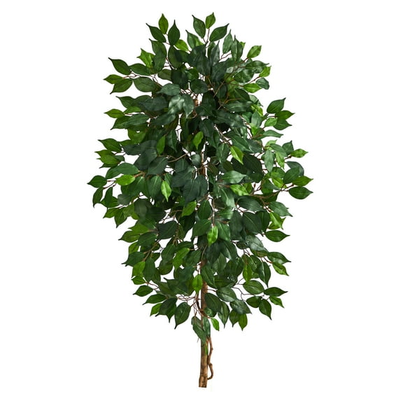 Nearly Natural 4' Single Ficus Artificial Tree (Pot Not Included)
