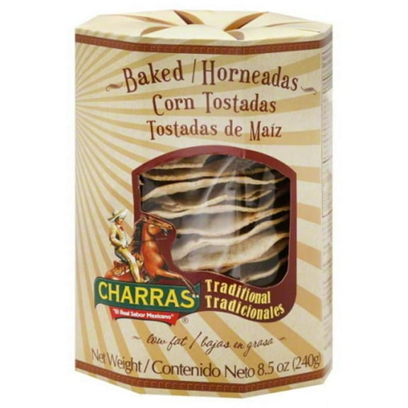 CHARRAS TOSTADA BKD NTRL-8.5 OZ -Pack of 8