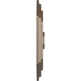 thumbnail image 4 of Ekena Millwork 25 1/4"W x 17 1/4"H x 1 3/4"P Felix Ceiling Medallion, Hand-Painted Warm Silver, 4 of 5