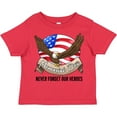 thumbnail image 3 of Inktastic Memorial Day- Never Forget Our Heroes- Bald Eagle Boys or Girls Toddler T-Shirt, 3 of 5