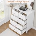 thumbnail image 3 of Danolapsi 5 Drawer Dresser for Bedroom, Modern Tall Dresser Organizer with Storage Drawers, Wooden Chests of Drawers for Bedroom, Entryway, Hallway, Home Office, 3 of 8