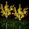 thumbnail image 1 of Luces solares de jardín decorativas al aire libre, luces solares de flores del anochecer al amanecer, luces solares de estaca de jardín, 1 of 6