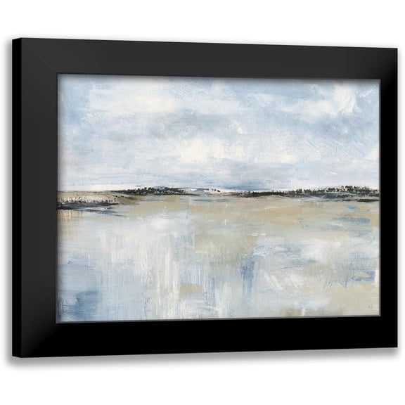 Jill, Susan 14x12 Black Modern Framed Museum Art Print Titled - Across The Meadow