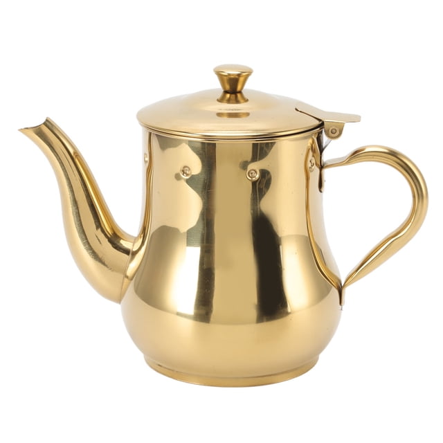 Tea Pot, Stainless Steel Tea Pot For Homes Gold