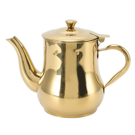 

Zaqw Tea Pot 500ml Stainless Steel Tea Pot For Restaurants