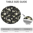 thumbnail image 6 of Round Picnic Table Cloth 100% Waterproof & Oil Proof, Elastic Fitted Table Cover for 45"-52" Round Tables, for Dining, Camping, Outdoor, 6 of 7