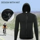 thumbnail image 4 of Chaqueta reflectante para ciclismo y running con capucha a prueba de viento L, 4 of 9