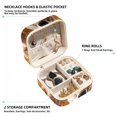 thumbnail image 2 of Kangaroo Travel Portable Square Jewelry Display Case: Storage Solution for Rings, Earrings, Necklaces, Bracelets, and More! Ideal for Girls and Women: Jewelry Stand, Display, and Box in One, 2 of 6
